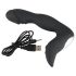 Rebel - Vibrador Prostático Recarregável com Estímulo Peniano (Preto)