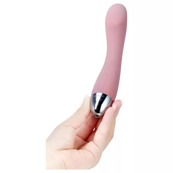 Svakom Amy - vibrador ponto G recarregável - silicone rosa