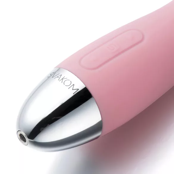 Svakom Amy - vibrador ponto G recarregável - silicone rosa