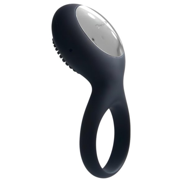 Svakom Tyler - anel peniano recarregável vibratório à prova d'água (preto)