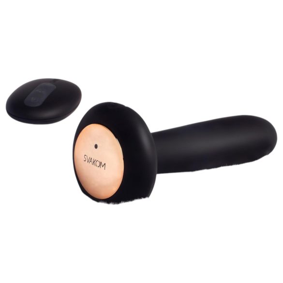 Svakom Primo - Vibrador Anal Recarregável, Aquecido e à Prova d'Água (Preto)