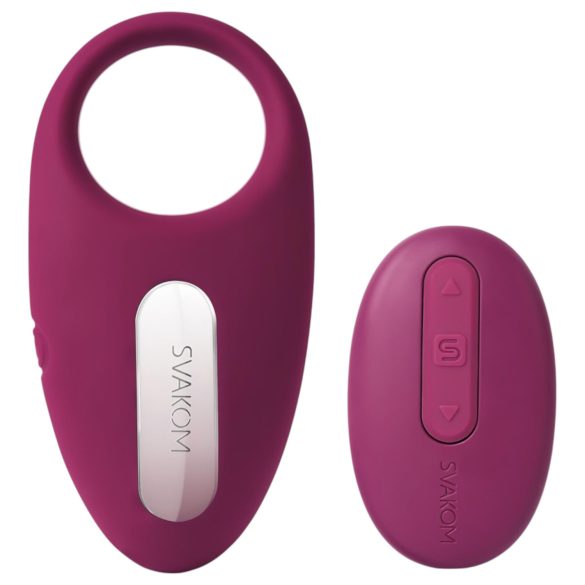Svakom Winni - anel peniano vibratório com controle remoto (violeta)