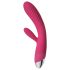 Svakom Angel - Vibrador Vermelho à Prova d'Água com Aquecimento e Estimulador de Clitóris