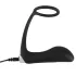Black Velvets - vibrador anal com anel peniano - silicone preto