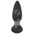 Black Velvets - vibrador anal rotativo com esferas - silicone preto
