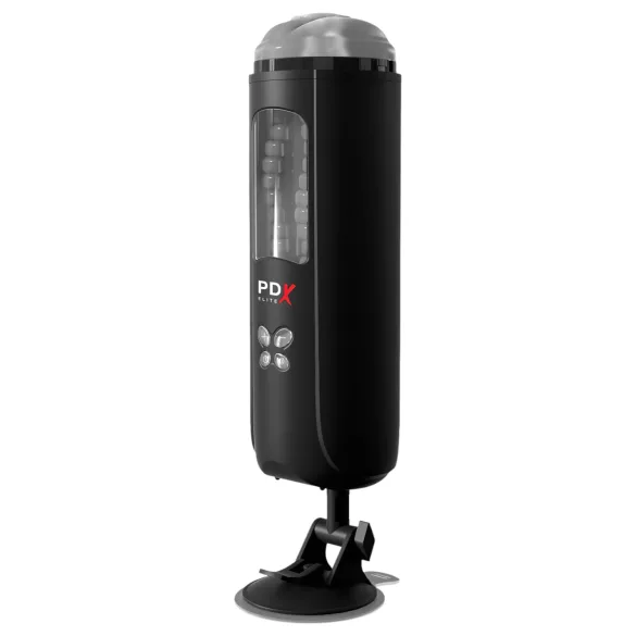 PDX Ultimate Milker - masturbador masculino com sucção e vibração - preto