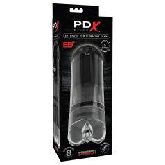   PDX Elite Extender Pro - pulsante vibro ventosa íntima (preto)
