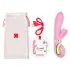 G-Vibe GRabbit - vibrador ponto G recarregável 3 motores silicone rosa