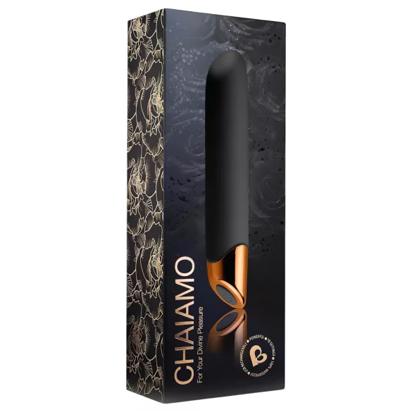 Chaiamo - vibrador recarregável resistente à água - preto
