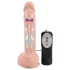 Medical Thrusting - vibrador com ventosa, estocadas e rotação (cor de pele)