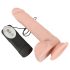 Thrusting Médico - vibrador rotativo com ventosa (natural)