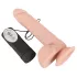 Medical Thrusting - vibrador com ventosa, estocadas e rotação (cor de pele)