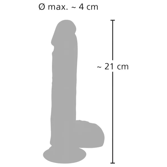 Medical Thrusting - vibrador com ventosa, estocadas e rotação (cor de pele)