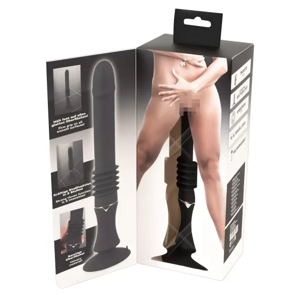 You2Toys - máquina de sexo com vibrador empurrador ventosa - preto
