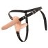 You2Toys - Strap-On - Vibrador Duplo de Encaixe (Cor Natural)