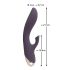 Javida - vibrador impermeável com sugador de clitóris (roxo)