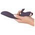 Javida - vibrador impermeável com sugador de clitóris (roxo)