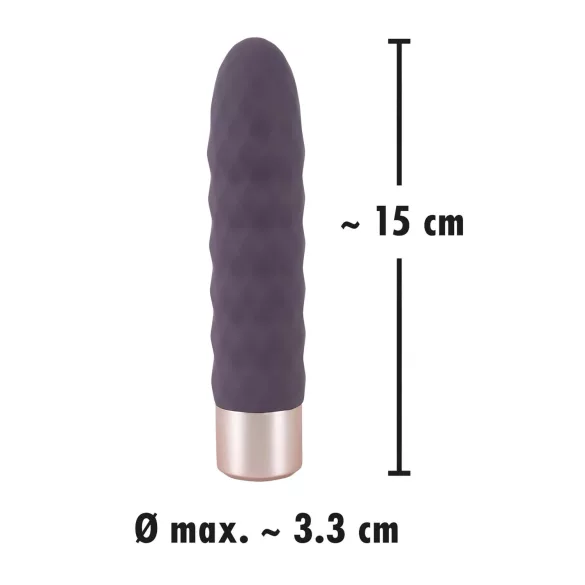 You2Toys Elegant Diamond - vibrador varinha recarregável - lilás