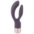 You2Toys Elegant Double - vibrador recarregável com braço para clitóris (roxo)