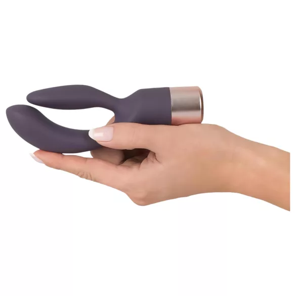 You2Toys - vibrador com estimulador clitoriano recarregável - lilás
