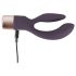 You2Toys Elegant Double - vibrador recarregável com braço para clitóris (roxo)