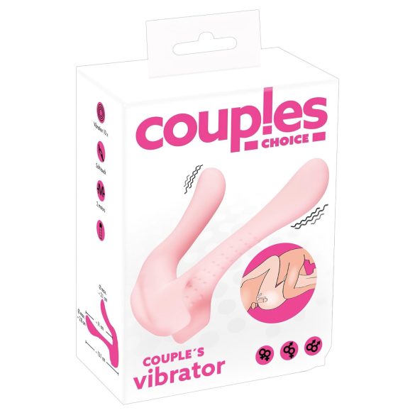 Escolha do Casal - Vibrador duplo rosa