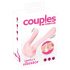 Escolha do Casal - Vibrador duplo rosa