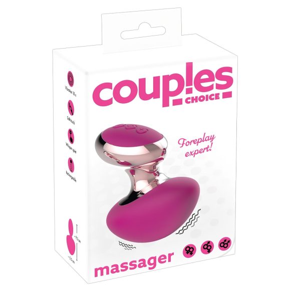 Preferido do Casal - mini vibrador massajador recarregável (rosa)