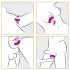 Preferido do Casal - mini vibrador massajador recarregável (rosa)