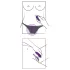 SMILE - vibrador clitóris com controle remoto recarregável - lilás