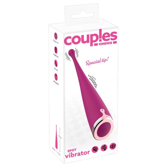 Escolha do Casal - Vibrador Rosa Recargável