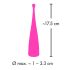 Escolha do Casal - Vibrador Rosa Recargável