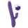 Smile Pearl - vibrador com pérolas e movimento de empurrar - silicone roxo