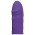 Smile Pearl - vibrador com pérolas e movimento de empurrar - silicone roxo
