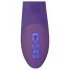 Smile Pearl - vibrador com pérolas e movimento de empurrar - silicone roxo