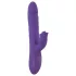 Smile Pearl - vibrador com pérolas e movimento de empurrar - silicone roxo