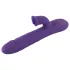 Smile Pearl - vibrador com pérolas e movimento de empurrar - silicone roxo