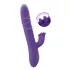Smile Pearl - vibrador com pérolas e movimento de empurrar - silicone roxo