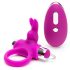 Happyrabbit - Anel Peniano Recarregável com Rádio (Roxo-Prata)