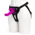 Happyrabbit - vibrador strap-on coelho - roxo