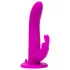 Happyrabbit - vibrador strap-on coelho - roxo