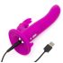 Happyrabbit Strap-On - Vibrador Coelhinho Ajustável (Roxo)