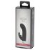 Greedy Girl Cinza - Vibrador com Estimulador de Clitóris (Preto)