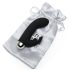 Greedy Girl Cinza - Vibrador com Estimulador de Clitóris (Preto)