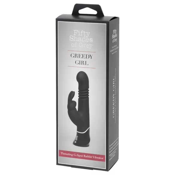 Greedy Girl - vibrador pulsante para ponto G - silicone preto
