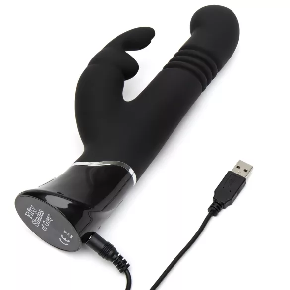 Greedy Girl - vibrador pulsante para ponto G - silicone preto