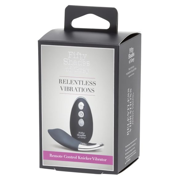 50 Tons de Cinza Relentless - Vibrador de Clitóris (preto)
