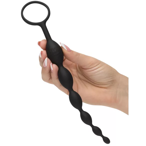 Fifty Shades of Grey - kit anal 4 em 1 - silicone preto