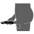 Rebel Strong - Vibrador de Bolota com Bateria (preto)