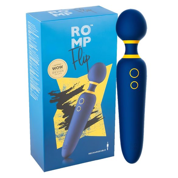 Massageador à prova d'água ROMP Flip Wand - Azul